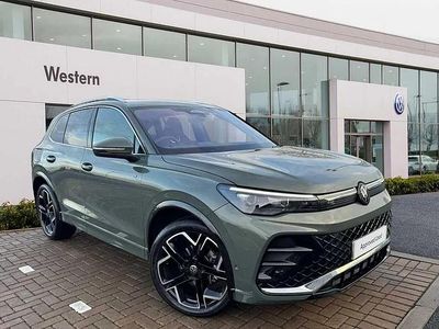 Green Used 2025 VW Tiguan R-line SUV | £37,499