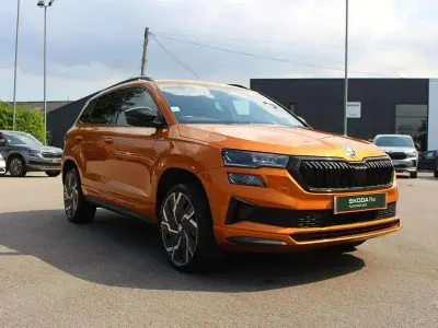 Used Skoda Karoq SportLine 110 HP (80 kW) 2023 Orange SUV