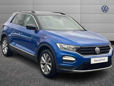 Used VW T-Roc Design 115 HP (84 kW) 2018 Blue SUV