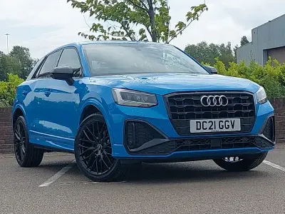 Used Audi Q2 Black Edition 110 HP (80 kW) 2021 Blue SUV