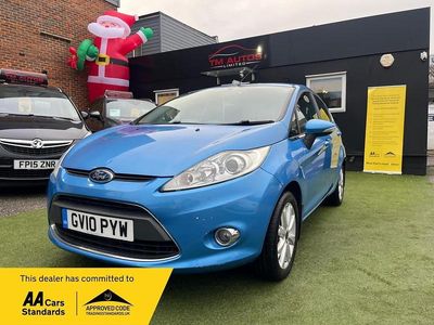 Blue Used 2010 Ford Fiesta Zetec Hatchback | £2,995 (Fair price)