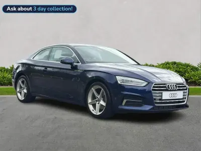 Second-hand Audi A5 Sport 147 CP (108 kW) 2019 Albastru Coupe