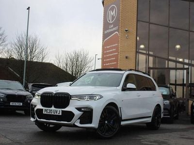 White Used 2020 BMW X7 M Sport SUV | £41,885 (Fair price)