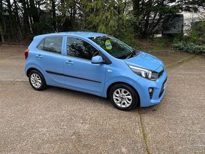 Used Kia Picanto 84 HP (61 kW) 2018 Blue Hatchback
