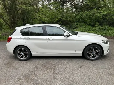 Usado BMW 116 Sport Line 2018 Blanco Utilitario