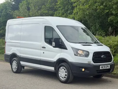 Used Ford Transit 130 HP (95 kW) 2019 White Van
