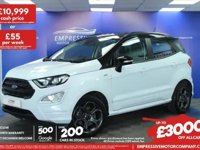 Used Ford Ecosport ST-Line 125 HP (91 kW) 2020 White SUV