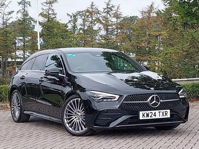 Black Used 2024 Mercedes CLA220 AMG Line Premium Sedan | £30,498 (Fair price)