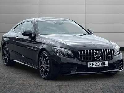 Used Mercedes C43 AMG Premium Plus 390 HP (286 kW) 2023 Obsidian black Coupe