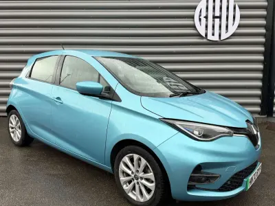 Usado Renault Zoe Iconic 100 kW (136 CV) 2020 Azul Utilitario