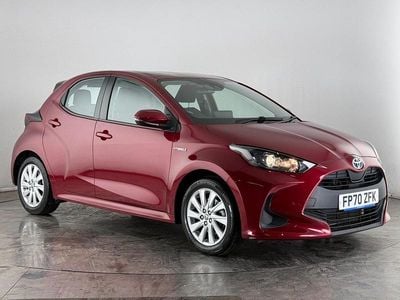 Used Toyota Yaris Hybrid 2021 Red Hatchback