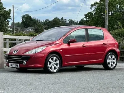 Used Peugeot 307 S 90 HP (66 kW) 2007 Red Hatchback
