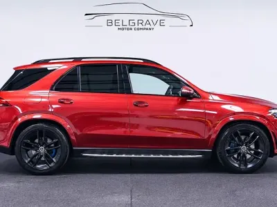 Used Mercedes GLE400 AMG line 330 HP (242 kW) 2019 Hyacinth red designo metallic SUV
