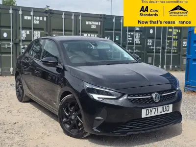 Used Vauxhall Corsa S 100 HP (73 kW) 2021 Black Hatchback