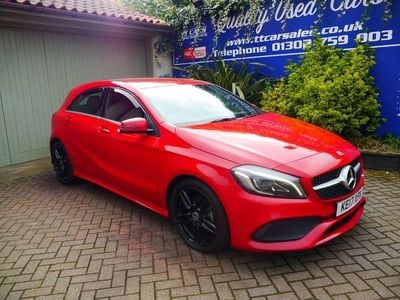 Used Mercedes A180 AMG Line Premium 2017 Red Hatchback