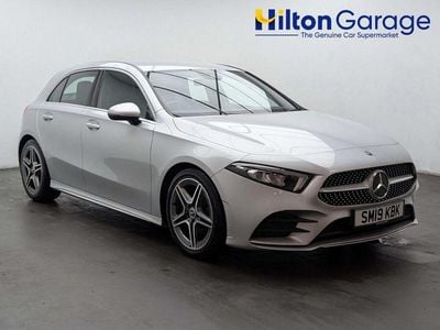 Used Mercedes A200 AMG line 163 HP (119 kW) 2019 Silver Hatchback