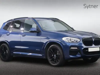 Used BMW X3 M Sport 187 HP (137 kW) 2018 Blue SUV