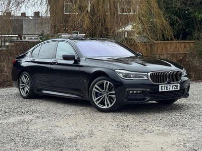 Black Used 2017 BMW 740 M Sport Sedan | £16,995 (Fair price)