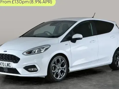 Used Ford Fiesta ST-Line 125 HP (91 kW) 2020 White Hatchback