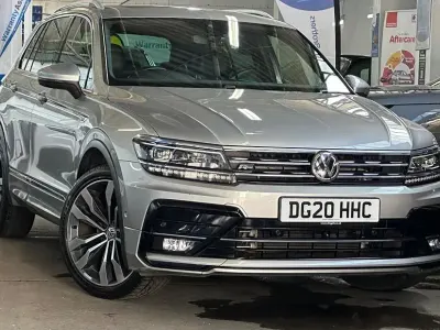 Used VW Tiguan R-line 150 HP (110 kW) 2020 Silver SUV