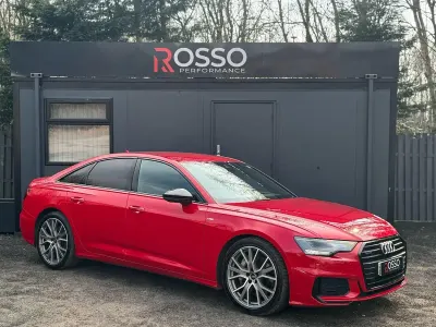 Used Audi A6 Black Edition 299 HP (219 kW) 2023 Red Sedan