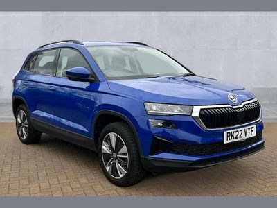 Used Skoda Karoq SE Drive 110 HP (80 kW) 2022 Energy blue SUV