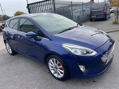 Blue Used 2018 Ford Fiesta Titanium Hatchback | £6,989 (Good price)
