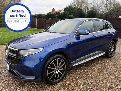 Used Mercedes EQC400 AMG line 300 kW (408 HP) 2021 Blue SUV