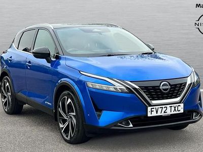 Used Nissan Qashqai Tekna+ 190 HP (139 kW) 2023 Two tone pearl  magnetic blue/pearl black roof SUV