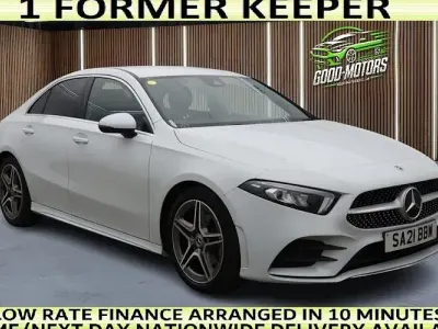 Used Mercedes A200 AMG line 163 HP (119 kW) 2020 White Sedan