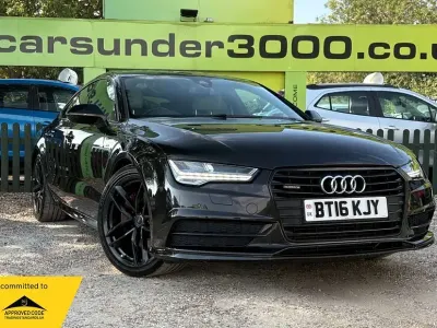 Used Audi A7 Sportback Black Edition 272 HP (200 kW) 2016 Black Hatchback
