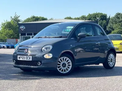 Used Fiat 500 Lounge 69 HP (50 kW) 2019 Grey Hatchback