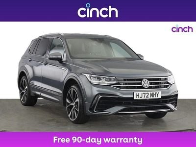Grey Used 2022 VW Tiguan Allspace R-line SUV | £26,089 (Fair price)