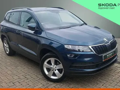 Używany Skoda Karoq 110 KM (80 kW) 2018 Niebieski SUV