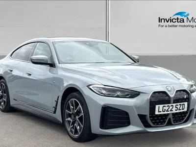 Used BMW i4 M Sport 250 kW (340 HP) 2022 Brooklyn grey metallic Sedan