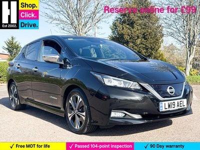 Used Nissan Leaf 110 kW (150 HP) 2019 Black Hatchback