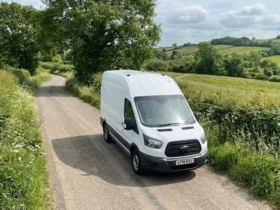 Used Ford Transit 130 HP (95 kW) 2018 White Van