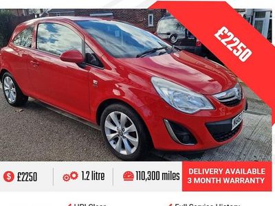 Used Vauxhall Corsa Active 2012 Red Hatchback