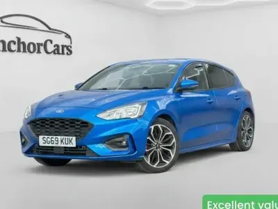 Used Ford Focus ST-Line X 125 HP (91 kW) 2019 Blue Hatchback
