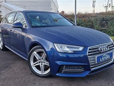 Blue Used 2018 Audi A4 S-Line Estate | £13,950 (A bit pricey)