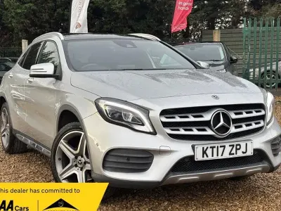 Used Mercedes GLA220 AMG Line Premium Plus 177 HP (130 kW) 2017 Silver SUV