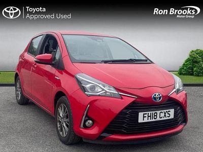 Used Toyota Yaris Hybrid 2018 Red Hatchback