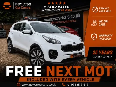 Used Kia Sportage 115 HP (84 kW) 2018 White SUV