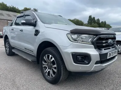 Używany Ford Ranger Wildtrack 2020 Srebrny Pickup