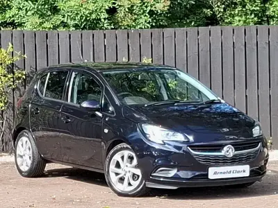 Used Vauxhall Corsa Sport 90 HP (66 kW) 2019 Blue Hatchback