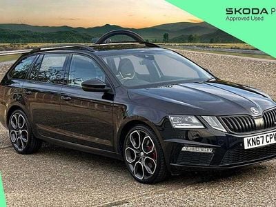 Black magic pearlescent Used 2017 Skoda Octavia Estate | £22,400 (Expensive)