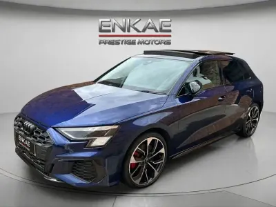 Begagnad Audi S3 Sportback Business 310 HK (228 kW) 2023 Blå Halvkombi