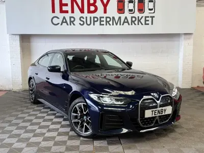 Used BMW i4 M Sport 250 kW (340 HP) 2022 Blue Sedan