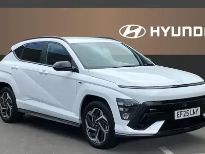 Begagnad Hyundai Kona N Line 129 HK (94 kW) 2025 Vit SUV