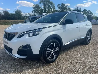 Used Peugeot 3008 GT-line 130 HP (95 kW) 2018 White SUV